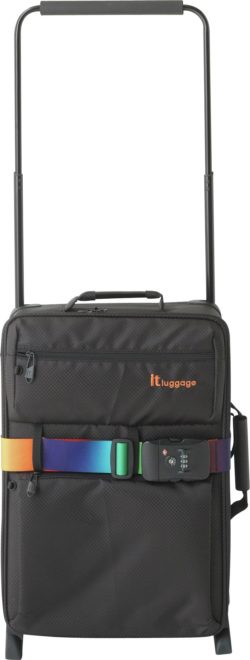 IT Luggage - World's Lightest Small 2 Wheel Suitcase - Black